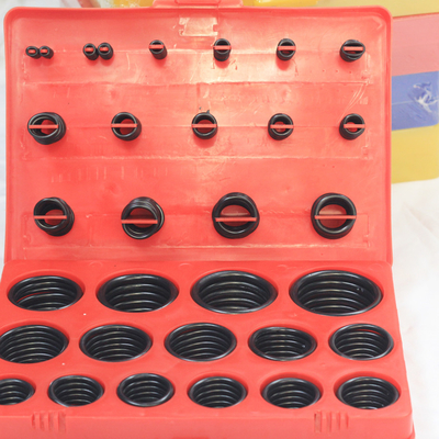Transparante zakpakket oliebestendige O-ring kit met hoge temperatuurbestandheid
