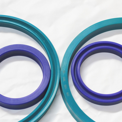 Oliebestendige VN-zegels Blauwe polyurethaan oliezegel U-type Hydraulische zuigerzegelring