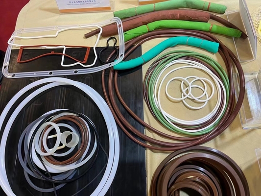 Fabrieksdirect OEM/ODM op maat afgemaakt gevormde bolpakkingsband siliconen rubberproduct voor groothandel