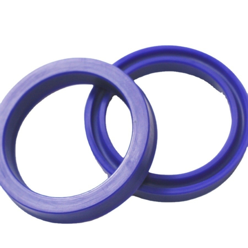 Oliebestendige VN-zegels Blauwe polyurethaan oliezegel U-type Hydraulische zuigerzegelring
