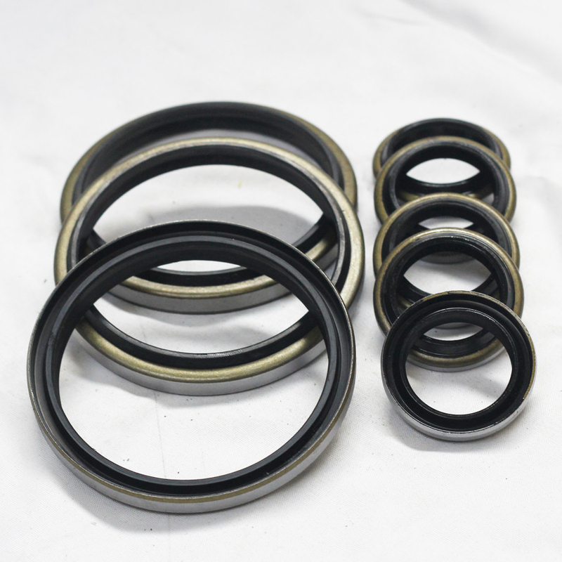 DKB Rubber Rotary Hydraulic Cylinder Oil Seal stofveger zegel met metalen behuizing