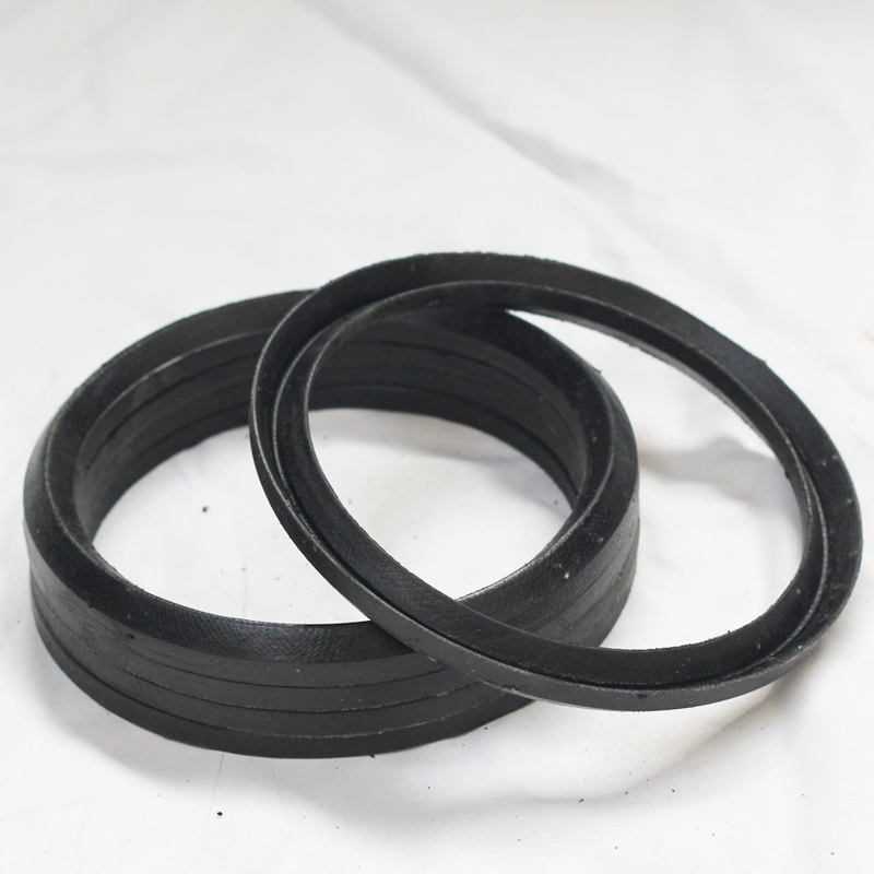 Op maat gemaakte kleuren FPM Rubber V-Packing Combination Sealing Ring voor hogedrukcilinder