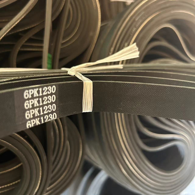 Auto 6PK Aanpasbaar EPDM Motor Ribbed Belt OEM Support Rubber Fan Belt Automotive Gebruik Auto Drive PK V-Gordel Groottes